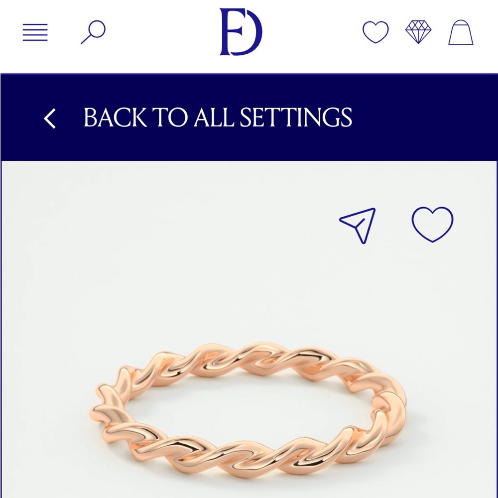 Frank Darling 18k Wedding ring